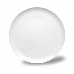 Bílý porcelánový talíř mělký 26, Thun Tom