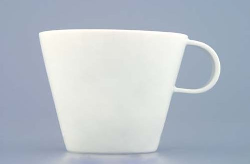 Šálek na kávu, bílý, Bohemia White, Český porcelán