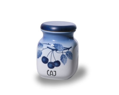 Thun 1794 Dóza na čaj, 600 ml, modré třešně, český porcelán, Thun