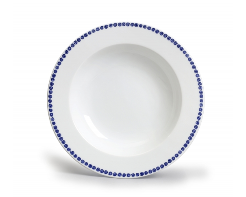 Thun 1794 Hluboký talíř, 22 cm, Odense, modrá, karlovarský porcelán, Thun