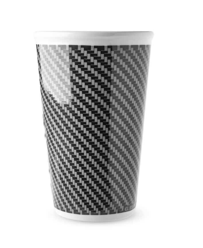 G. Benedikt Hrnek na kávu s sebou, 440 ml, porcelán, geometrický