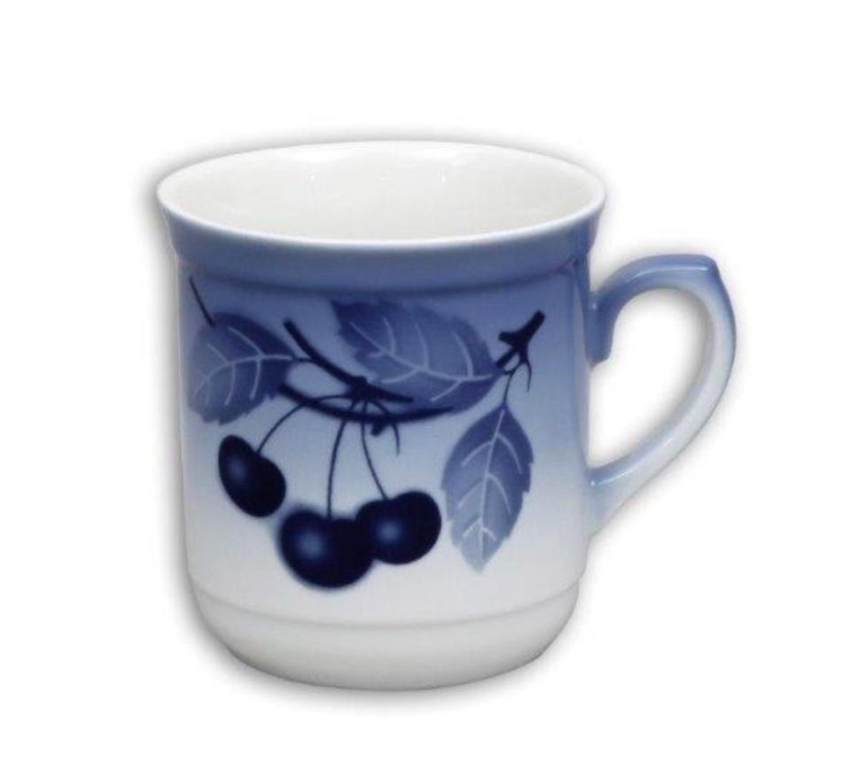 Thun 1794 Porcelánový hrnek Dan, 300 ml, modré třešně, Thun