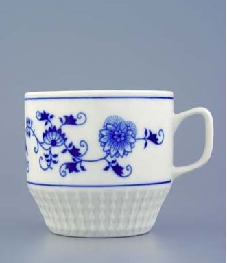 Český porcelán, a.s., Dubí Hrnek Fuji 0,26 l,  cibulák, Český porcelán