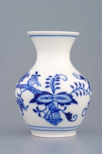 Český porcelán, a.s., Dubí Váza 10 cm, cibulák, Český porcelán