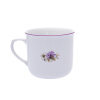 Vařák, porcelánový hrnek 0,65 l, macešky, Český porcelán.