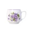 Hrnek Baňák, 300 ml, Český porcelán Dubí, fialky