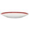 HyggeLine, talíř mělký, 26 cm, červená, Leander, český porcelán