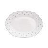 Mísa oválná, český porcelán, Verona, 36 cm, modrá valbella, G. Benedikt