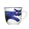 Hrnek Mirek, kočka, design M. Oliva, Český porcelán Dubí