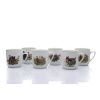 Sada hrnků s motivem lesní zvěře, 0,4 l, Český porcelán Dubí, 6 ks