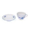 Pomněnky, šálek a podšálek B+B, Český porcelán Dubí.
