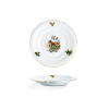 talíř dezertní, myslivecký motiv, český porcelán, Leander, 19 cm ...