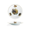 talíř mělký, myslivecký motiv, český porcelán, Leander, 25 cm,