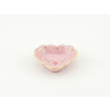 Miska srdce 7 cm, Felicie, růžový porcelán, kytičky, Leander