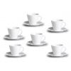 Šálky a podšálky čajové, bílé, 260 ml, Mosaic, Thun, 6 ks2