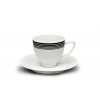 šálky na espresso, 90 ml, kružnice, český porcelán, Thun