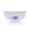 Miska na polévku, 17 cm, fialky, Český porcelán