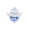Sádelňák s víčkem, 1,20 l, cibulák, Český porcelán