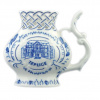 Pohárek lázeňský prolam. Teplice 12 cm, cibulák, Český porcelán