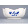 Mísa salátová čtyřhranná vysoká, 18 cm, cibulák, Český porcelán