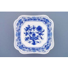 Mísa salátová čtyřhranná vysoká,  21 cm,  cibulák, Český porcelán