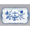 Podnos Aida obdélníkový na noze  45 x 25 cm, cibulák, Český porcelán