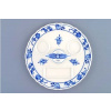 Podnos kulatý s porcelánovým klíčem  21 cm, cibulák, Český porcelán