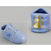 dětská botička - panna, modrý porcelán, Leander