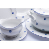Jídelní souprava Ophelia, český porcelán, modré házenky, Thun RZ, 25 d.2