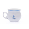 Hrnek Darume, 0,29 l, Český porcelán Dubí, modrá kytka,
