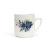 Hrnek Pětka, 400 ml, Český porcelán Dubí, konvalinka a pomněnka