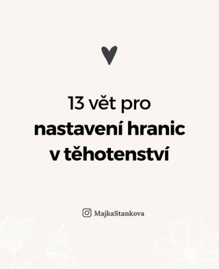 🤰 Těhotenství není veřejná záležitost. Máš právo nastavit si hranice. Říct „ne“. Sdílet jen to, co chceš. Jenže někdy je...