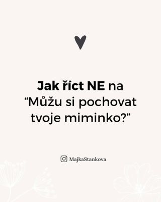 Můžeš říct NE. A je to naprosto v pořádku. ✅️ Tenhle příspěvek je pro všechny čerstvé mámy, které se cítí pod tlakem, když...