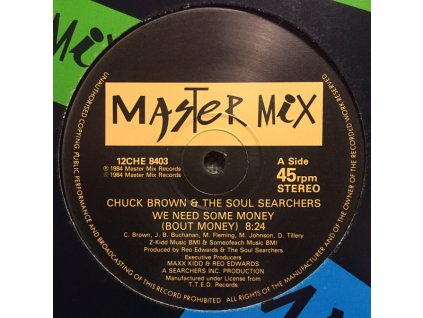 Chuck Brown & The Soul Searchers ‎– We Need Some Money MS