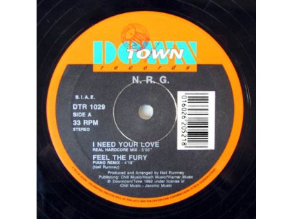 N.R.G. ‎– Feel The Fury Remix EP