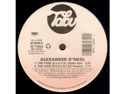 Alexander O'Neal ‎– The Yoke (G.U.O.T.R.) MS
