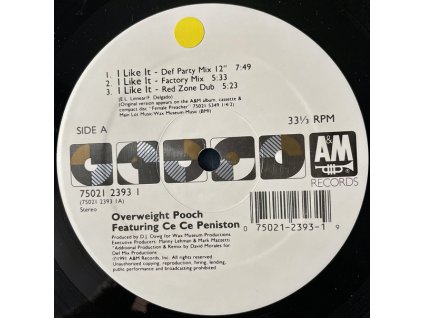 Overweight Pooch Featuring Ce Ce Peniston I Like It MS