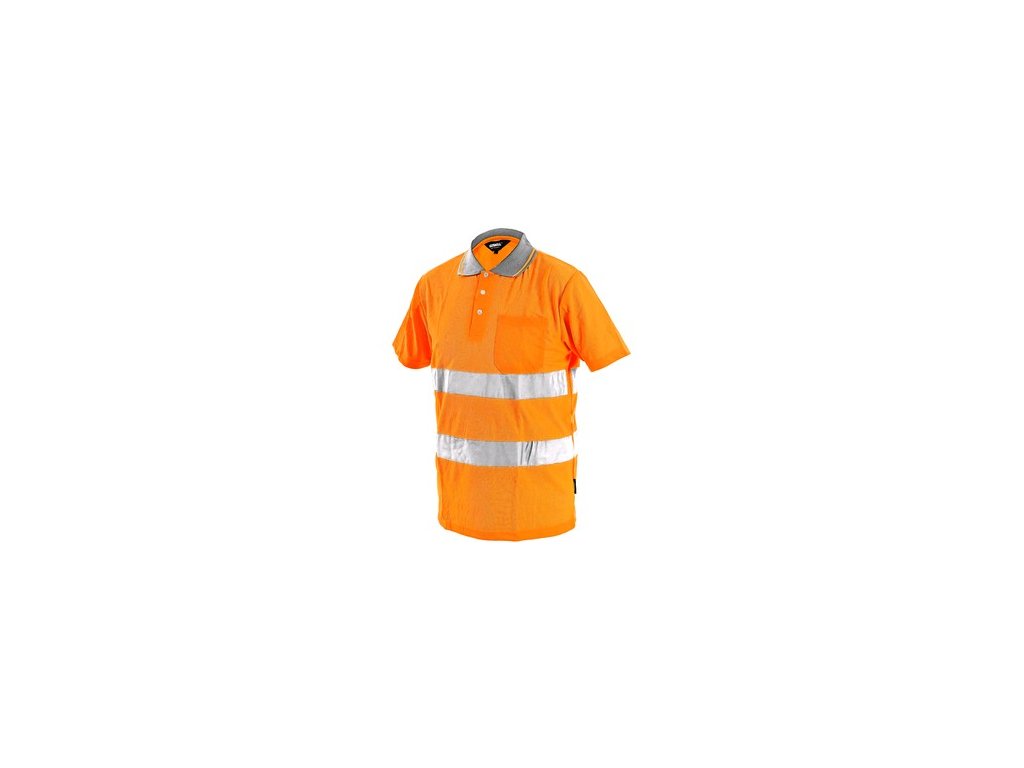 Polokošile DOVER, výstražná, pánská, oranžová (Velikost 3XL)