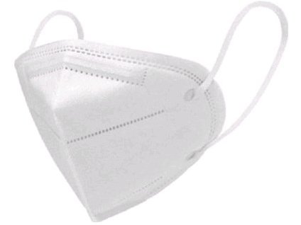 1153 respirator ffp2 gpp2 netkana textilie bez ventilku bal 10 ks