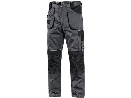Kalhoty CXS ORION TEODOR, pánské, šedo-černé (Velikost 68)