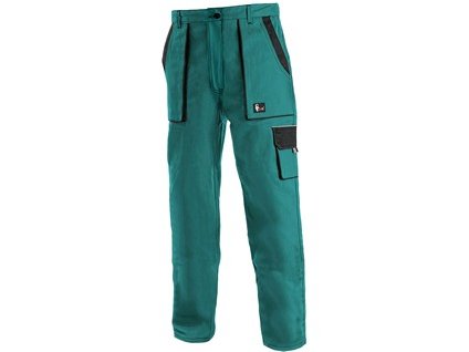 Kalhoty do pasu CXS LUXY ELENA, dámské, zeleno-černé (Velikost 58)