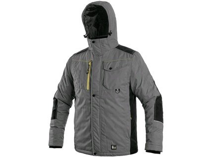Bunda CXS BALTIMORE, pánská, šedo - černá (Velikost 5XL)