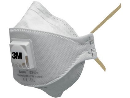274 filtracni polomaska 3m 9312 skladaci vydechovy ventilek