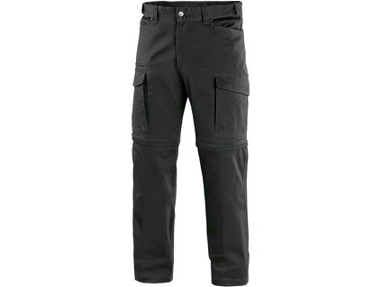 Kalhoty CXS VENATOR, pánské s odepínacími nohavicemi, černé (Velikost 64)