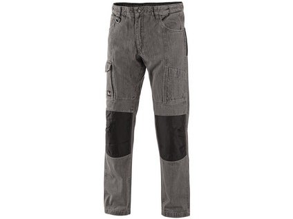 Kalhoty jeans NIMES III, pánské, šedo-černé (Velikost 62)