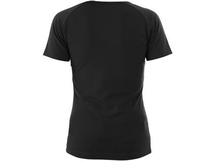 Tričko CXS ELLA, dámské, krátký rukáv, černá (Velikost 4XL)