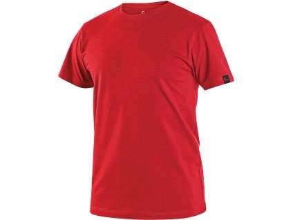 Tričko CXS NOLAN, krátký rukáv, červené (Velikost 3XL)
