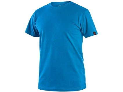 Tričko CXS NOLAN, krátký rukáv, azurově modrá (Velikost 3XL)