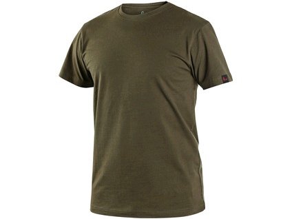 Tričko CXS NOLAN, krátký rukáv, khaki (Velikost 3XL)