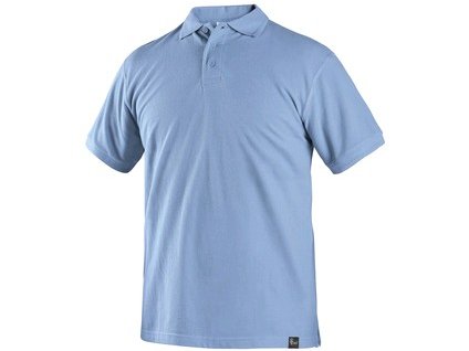 Polokošile CXS MICHAEL, krátký rukáv, nebesky modrá (Velikost 3XL)